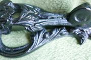 Antique  Large Regency Cast Iron Door Knocker Antique
