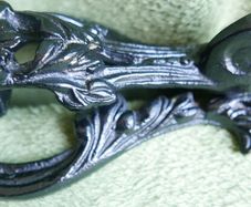 Antique  Large Regency Cast Iron Door Knocker Antique