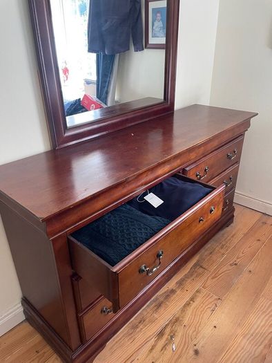 Chest of drawers and large mirror. Slashed Price!