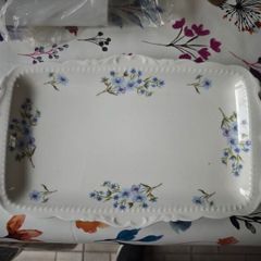 2 x Richmond Bone China Blue Rock Sandwich Plate