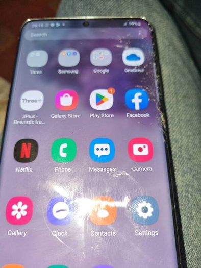 Samsung galaxy s20 plus has broken screen and broken back it's sim free order than that it working perfectly