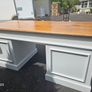 Office Desk white painted wooden top Image 3