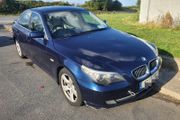 BMW 5 series e60 deep sea blue a76