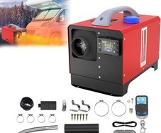 12 V 8 kW Diesel Heater, Remote, LCD