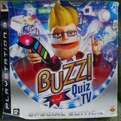 PS3 Playstation Buzz Quiz TV Special Edition with Wireless Buzzers