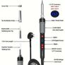 90W Soldering Iron Kit with LCD Display, Ceramic Heater Image 4