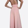 Zara blush pink halterneck backless dress Image 2
