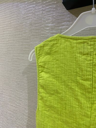 lime green dress