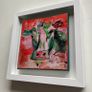 Framed Original Abstract Painting of Cow  Original Gift Image 7