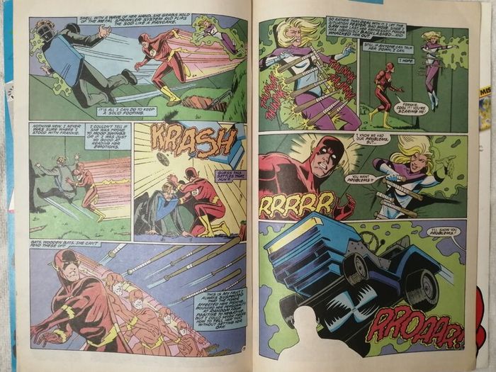 Flash #80 - Opposites Attract - Gold Foil Cover (1993)