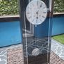London Clock Company Wooden Wall Clock with Glass Case Image 2