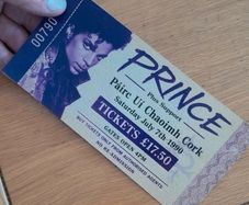 Prince Souvenir Ticket Pairc Ui Chaoimh 1990