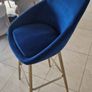 Navy bar stools x 5 Image 3