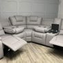Axel Corner Leather Recliner Sofa Image 8