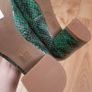Marks & Spencer Insolia Green Snake Print Block Heel Pumps Court Shoes 4UK/37EU/23 cm Image 5