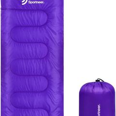 NEW SALE | Sleeping Bag Camping Sleep Bags: Sportneer Warm Sleeping Bags for Single Adults 3-4 Season Waterproof Lightweight Large Ultralight suit for Adult Man Fishing Travel Outdoor