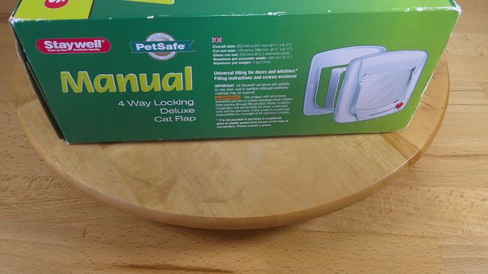 PetSafe Staywell Deluxe 4-Way Locking Cat Flap White Manual 300 Series New Boxed