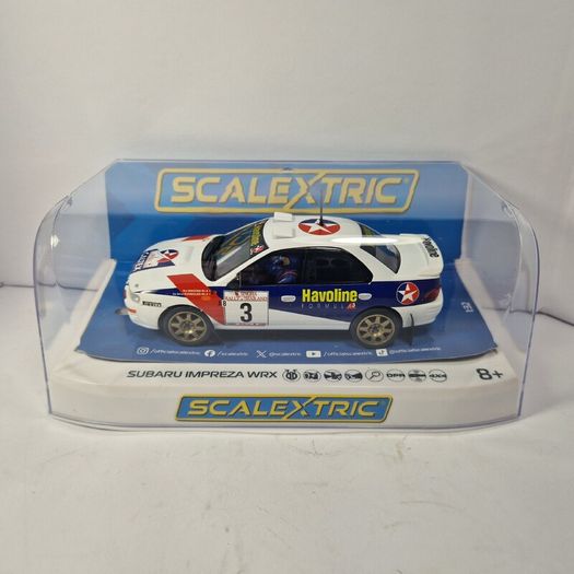 Scalextric C4657 Subaru Impreza WRX 1997 Rally Slot Car ( classic WRC )