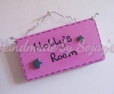 PERSONALISED Name Bedroom Door Plaque Sign Boys / Girls