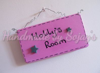 PERSONALISED Name Bedroom Door Plaque Sign Boys / Girls
