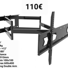 TV Wall Bracket Tilt Swivel Long Arm 32-80"