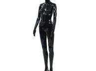 main image for ad Full Body Female Mannequin with Glass Base Glossy Black 175 cm