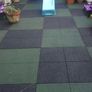 9 x Rubber garden tiles Green 50 x 50 cm Image 5