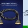 Ugreen VGA Cable 1.5M 3+6 Male To Male Image 8