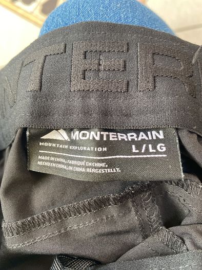 Monterrain Boys Black Tracksuit Bottoms