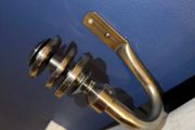 Chrome Silver Curtain Tie Backs