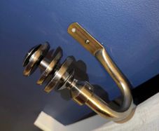 Chrome Silver Curtain Tie Backs