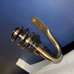 Chrome Silver Curtain Tie Backs