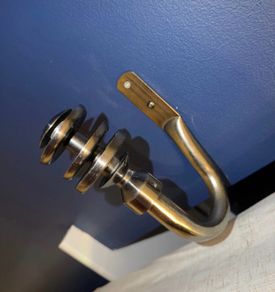 Chrome Silver Curtain Tie Backs