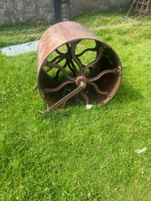 Victorian lawn roller