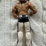 2004 WWE Jakks Pacific Heartbreak Kid Shawn Michaels Wrestling Figure Tan Pants Used Arms are loose Please look at the pictures Image 6