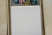 Vintage French 1950's Trumeau Gilted Mirror
