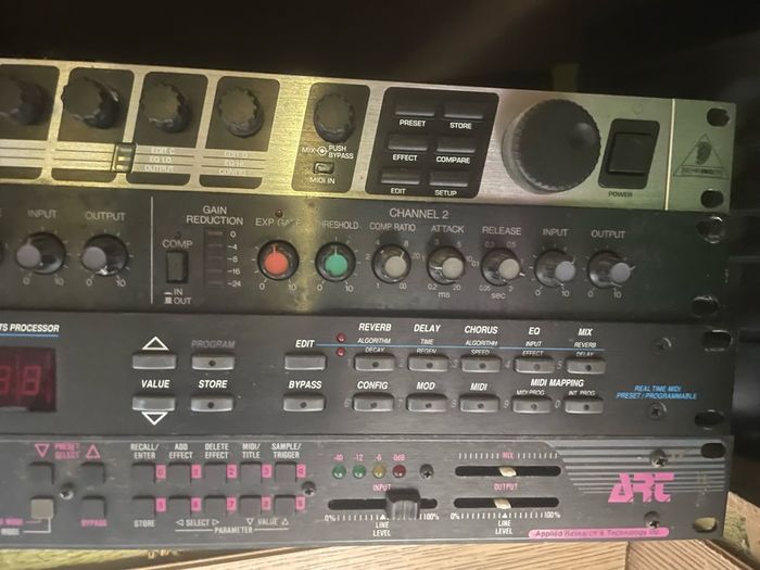 Analog studio effect units open to offers