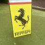 Large Ferrari Aluminium Sign Image 4