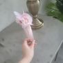Brand new dusky pink feathered crown headpiece headband fascinator Image 4
