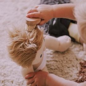 Dinkum dolls pinewood hair brush