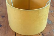 Gold coloured lamp shade