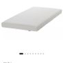 IKEA Bunk bed white and gray with foam mattress Image 2