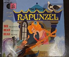 Disney Rapunzel 1971 Record And 24 Page Book