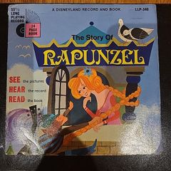 Disney Rapunzel 1971 Record And 24 Page Book