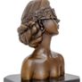 Miguel Lopez (1955) Bust Of A Lady - Bronze, Marble (Signed) Image 7