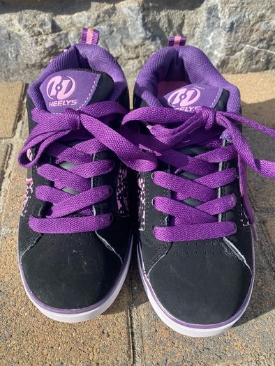 Black & Purple Heelys
