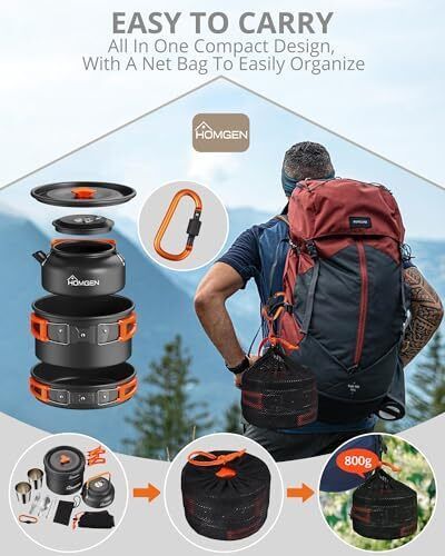 Camping Pots and Pans Set