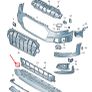 audi a4 front front lower grill Image 2
