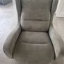 Pair of swivel armchairs, light grey Image 2