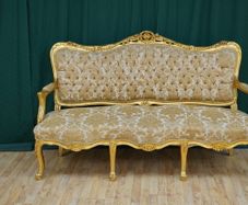 Gilded Rococo Settee